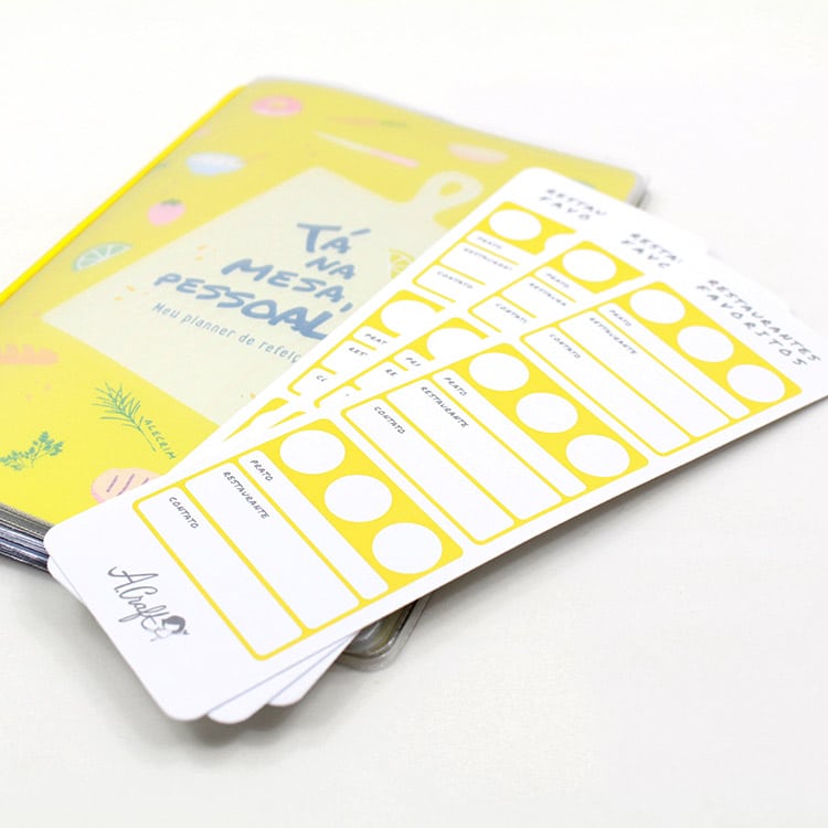 Planner A.Craft – Refil cartão restaurante - Bloco de refeições - Imagem 2