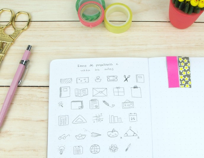 Desenhos para planner, bullet jorunal e agendas 1