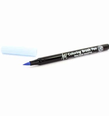 Caneta pincel - Koi Coloring Brush - Cor azul céu claro