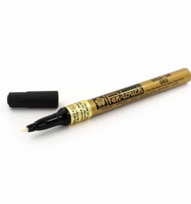 Caneta permanente multi-superfícies - Sakura Pen Touch - Cor ouro