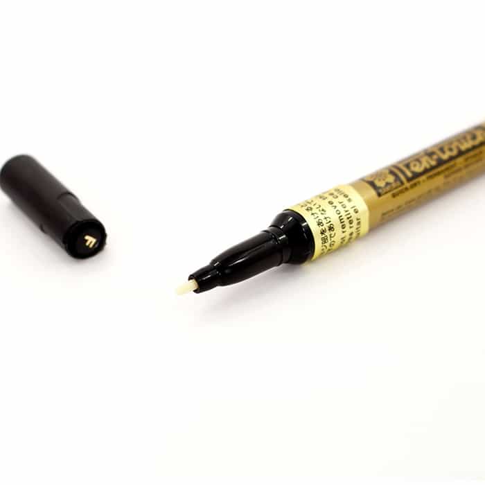 Caneta permanente multi-superfícies - Sakura Pen Touch - Cor ouro - Imagem 2