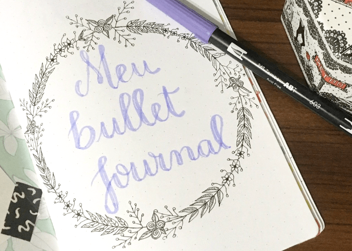 como decorar seu bullet journal ou planner sem necessariamente gastar muito.