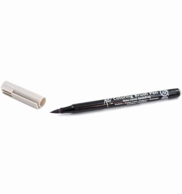 Caneta pincel - Koi Coloring Brush - Cor cinza warm