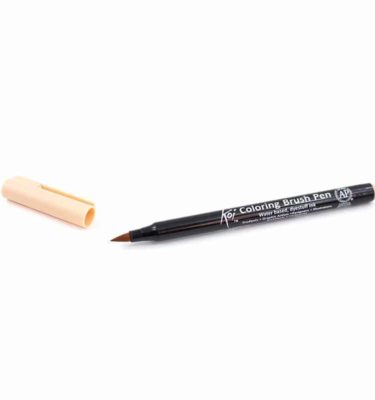 Caneta pincel - Koi Coloring Brush - Cor sépia