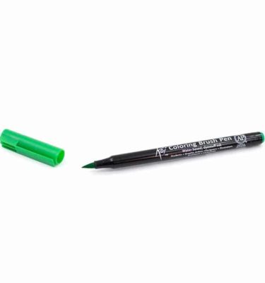 Caneta pincel - Koi Coloring Brush - Cor verde esmeralda