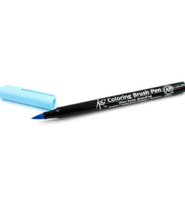 Caneta pincel - Koi Coloring Brush - Cor azul céu