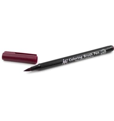Caneta pincel - Koi Coloring Brush - Cor borgonha