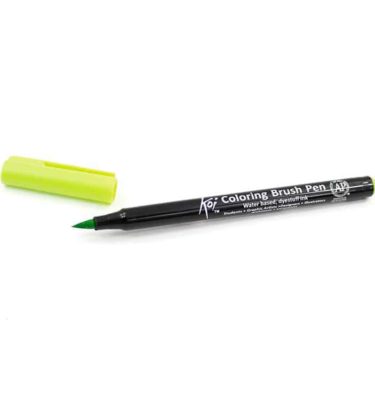 Caneta pincel - Koi Coloring Brush - Cor verde limão