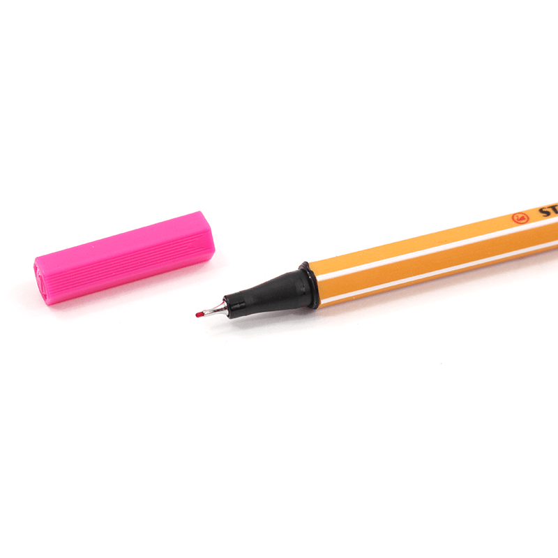 Caneta Stabilo - Ponta extrafina - Cor rosa - Imagem 2