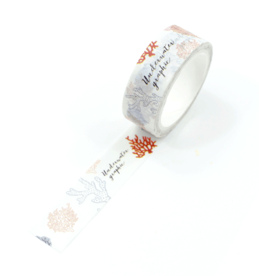 Washi tape – Algas marinhas