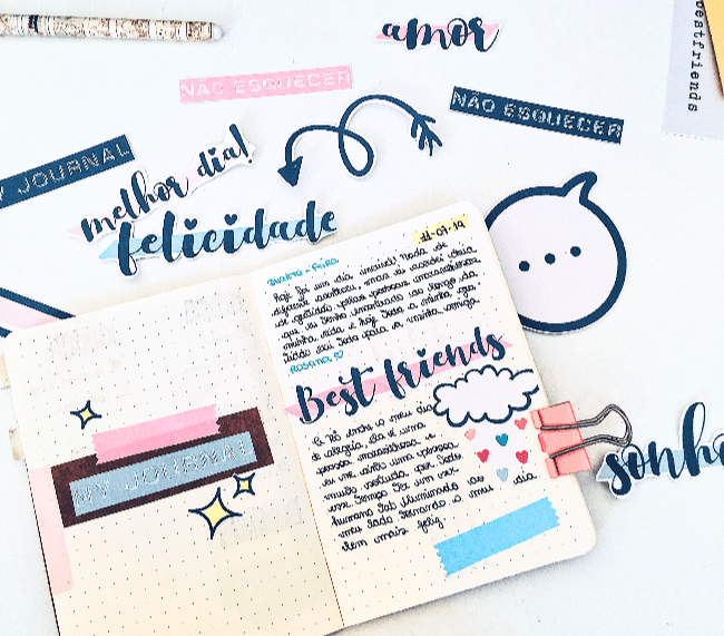 Journal, uma versão mais detalhada do Bullet Journal