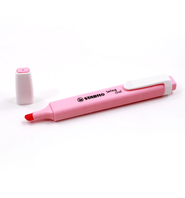 Caneta marca texto - Stabilo Swing Cool - Rosa