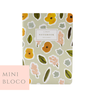 Planner A.Craft – Mini caderno Flores de outono