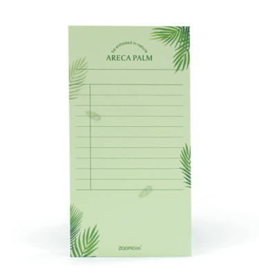 Bloco de anotações – Areca palm