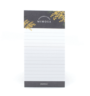 Bloco de anotações – Mimosa