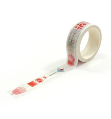 Washi tape - Strawberry Drinks