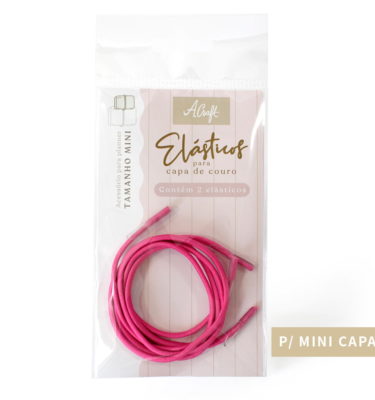 Planner A.Craft - Elásticos para mini capa de couro - Pink