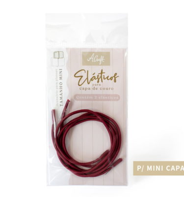 Planner A.Craft - Elásticos para mini capa de couro - Vinho