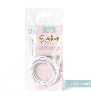 Planner A.Craft - Elástico para capa de couro - Cor branco