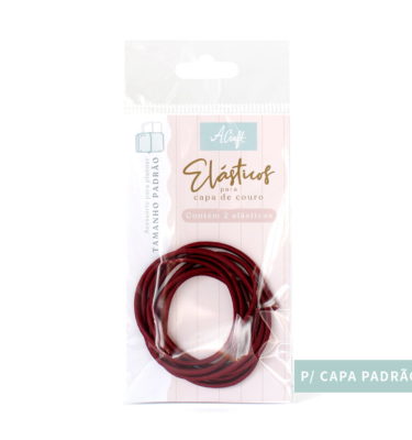 Planner A.Craft - Elástico para capa de couro - Cor vinho
