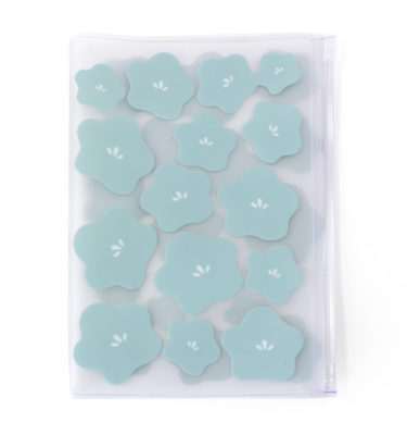Planner A.Craft – Pasta plástica com zíper – Floral sweet blue
