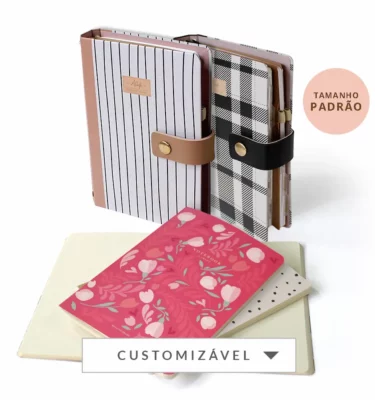 Journal A.Craft customizado - Cadernos pontilhados