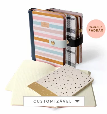 Journal A.Craft customizado - Cadernos variados