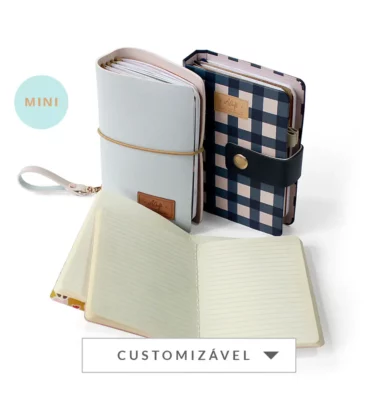Mini journal A.Craft customizado - Mini Cadernos variados