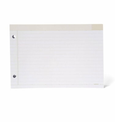 Fichas de estudo pautadas Notchi (50 folhas 180g/m²)