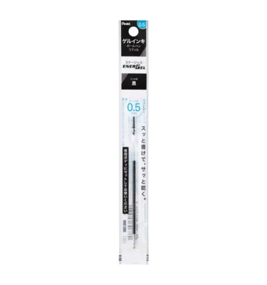 Refil carga para caneta - IPLUS Pentel Energel – Preto 0.5mm