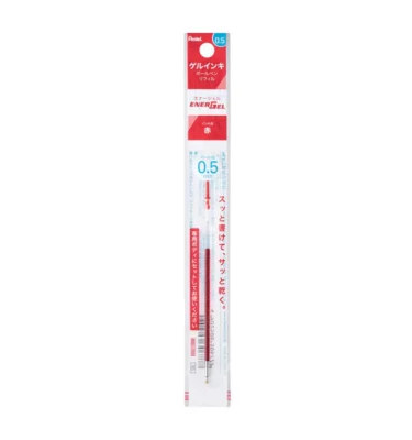 Refil carga para caneta - IPLUS Pentel Energel – Vermelha 0.5mm