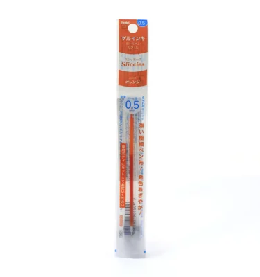 Refil carga para caneta - IPLUS Pentel Slicci – Laranja 0.5mm