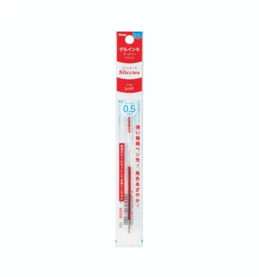 Refil carga para caneta - IPLUS Pentel Slicci – Vermelho 0.5mm