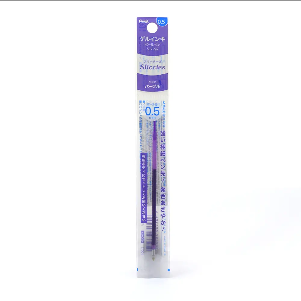 Refil carga para caneta - IPLUS Pentel Slicci – Violeta 0.5mm