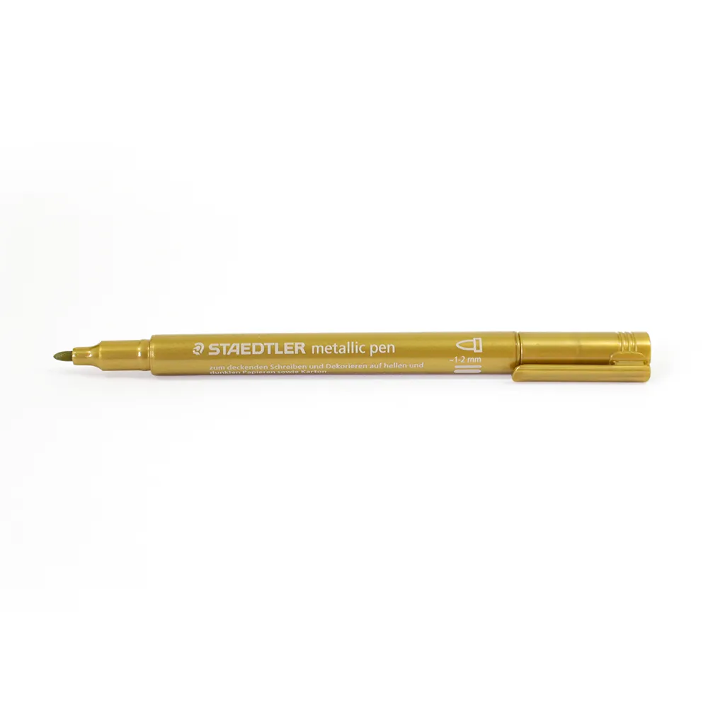 Caneta marcador metálico - Staedtler – Dourado