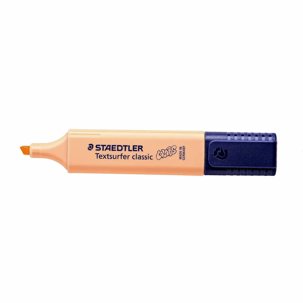 Caneta marca texto - Staedtler Textsurfer Classic – Pêssego