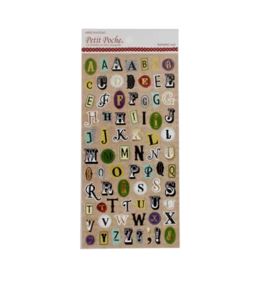 Adesivo - Alphabet Seal Sticker Chic