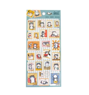 Adesivo - Dog Stamp Sticker Gray