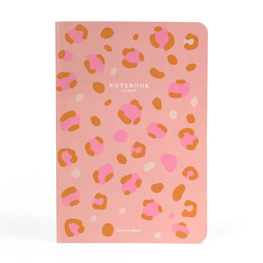 Planner A.Craft – Caderno Leopard Pink