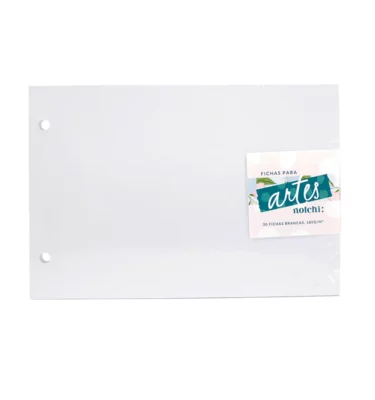 Fichas para artes Notchi - Branca (30 folhas 180g/m²)