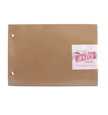 Fichas para artes Notchi - Semi kraft (30 folhas 180g/m²)