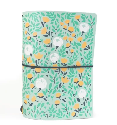 Planner A.Craft – Capa Mint Jardim Silvestre (para 4 blocos)