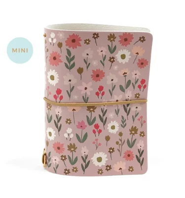 Planner A.Craft - Mini capa Wildflowers Rosé
