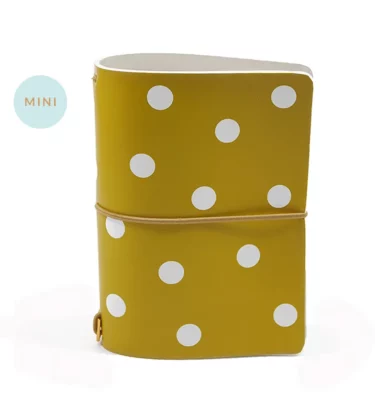 Planner A.Craft - Mini capa Mustard Dots (relançamento)