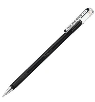 Caneta gel roller - Mattehop Pentel - Preto 1.0MM