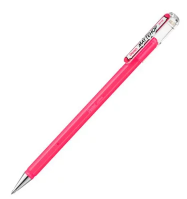 Caneta gel roller - Mattehop Pentel - Rosa 1.0MM