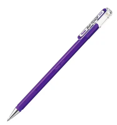 Caneta gel roller - Mattehop Pentel - Violeta 1.0MM