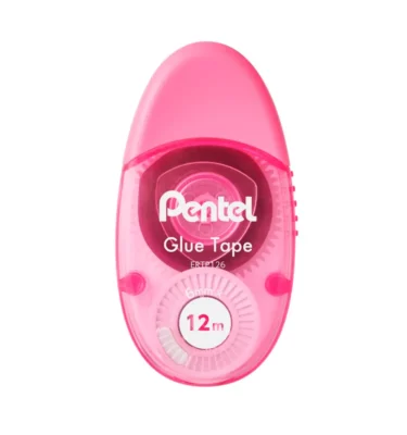 Cola em fita - Pentel - Rosa - 12M