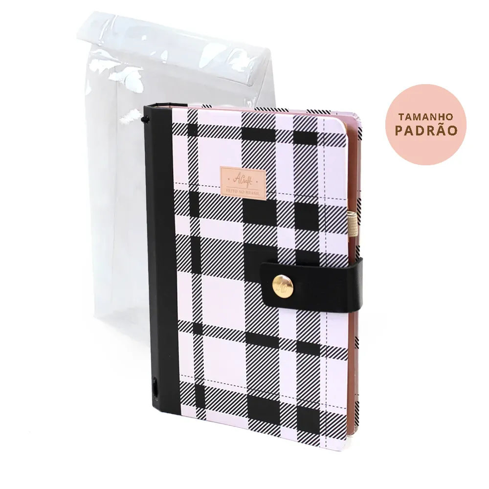 Planner completo permanente Xadrez Elegance (para 1 ano)