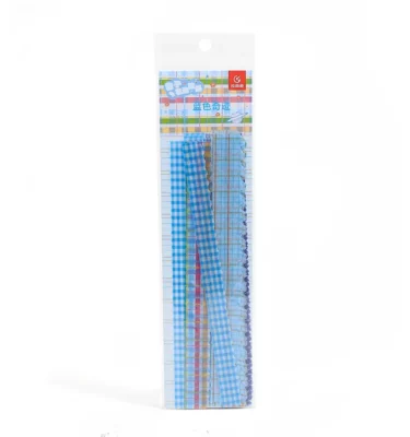 Kit 20 Washi Tapes em Tiras - Azul